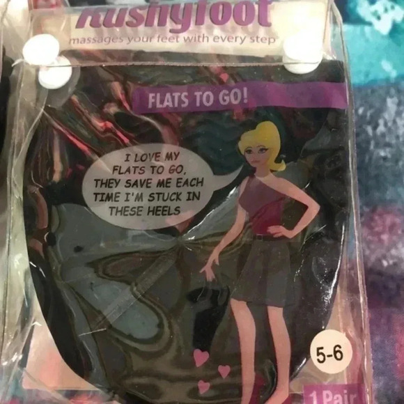 Kushyfoot Togo portable flats perfect for nights out/weddings size‎ 5-6 - Picture 2 of 7